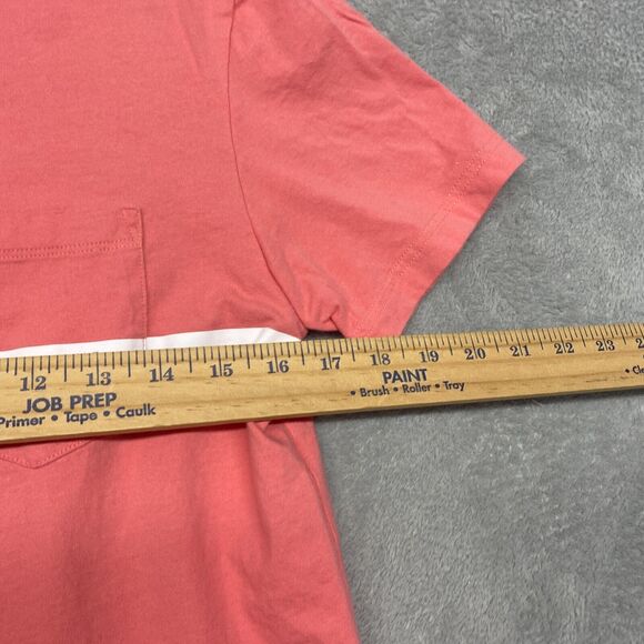 American Eagle Shirt Mens Extra Small Pink Tee Crew Neck Pocket Standard Cotton - Picture 5 of 8